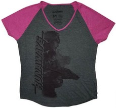 Loot Crate Lootwear Marvel Runaways Women Pink Gray Raglan T-Shirt (Medium) - £11.95 GBP