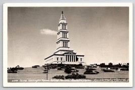 Alexandria Virginia RPPC George Washington Masonic Ntl Memorial Postcard D22 - £5.54 GBP