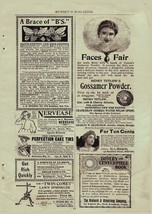 Antique Advertisement Various 2 Munsey&#39;s Magazine 1891 - £18.44 GBP