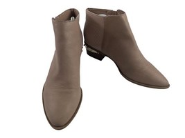 Sam Edelman Boot Women 10M Holt Shoes Brown Gold Zip Spikes Snake Emboss... - $509.16 MXN