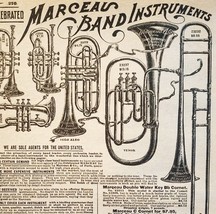 1900 Marceau Instruments Cornets Advertisement Victorian Sears Roebuck 5... - $389.65 MXN