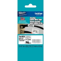 Brother TZeFX231 12mm 1/2&quot; Flexible cable TZ label tape PT D450 2030 140... - $44.99