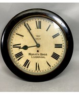 Smith 8 Day Morath Bros Liverpool Wall Clock - Made In England - 15”D - ... - $74.25