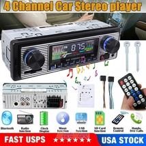 1Din Car Stereo Radio Bluetooth Audio Mp3 Player In-Dash Fm/Am Sd Usb Au... - $52.99