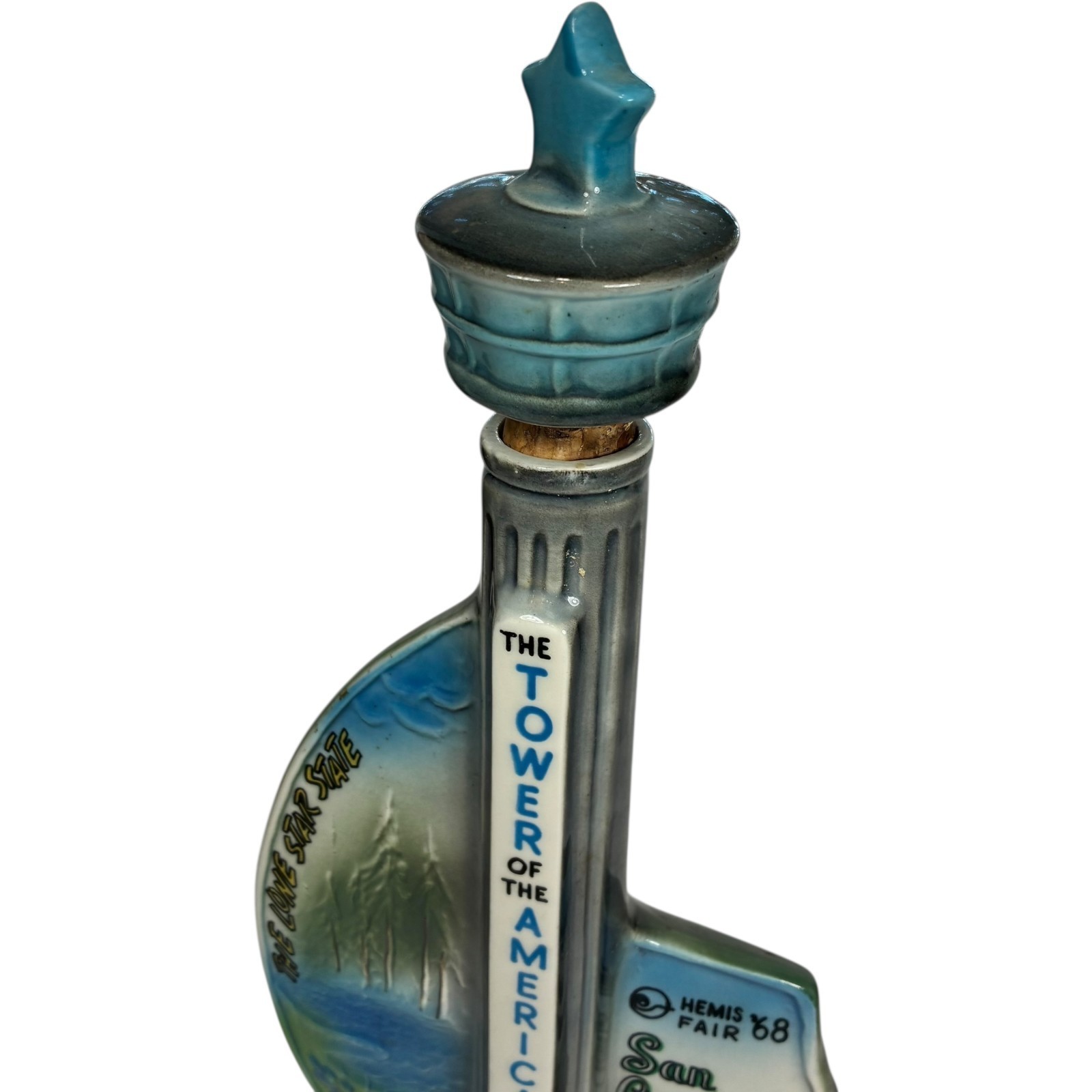 Jim Beam San Antonio 1968 Tower of Americas Collectors Decanter Vintage EMPTY Item image 5