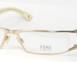 Exalt Cycle EXGUM 7 Blass Gold Brille Metall Rahmen 53-17-135mm Italien - $135.73
