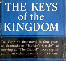 The Keys Of The Kingdom 1941 HC A.J. Cronin Antique Book Scotland BKBX4 - £19.51 GBP