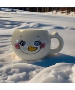 Snowman Face Mug Cup Carrot Nose Coffee Hot Chocolate Tea Coffee Winter ... - $157.21 MXN