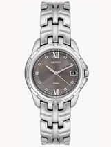 NEW* Seiko SGE653 Le Grand Sport White Dial Stainless Steel Wristwatch MSRP $270 - £103.91 GBP
