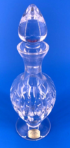 Vintage Atlantis Cut Crystal Clear Whiskey Decanter with Stopper - £18.35 GBP