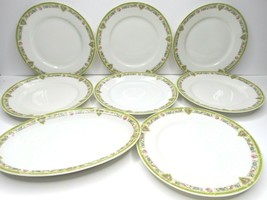 8 PC Antique Theodore Haviland Limoges France Floral 7 Bread Butter Plates Bowl - £18.42 GBP
