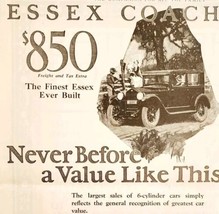 1925 Hudson Essex Coach Car Advertisement 6 Cylinder Value Automobilia HM2E - $19.99