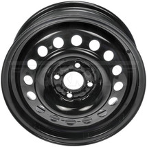 Wheel For 2012-2019 Nissan Versa 15x5.5 Steel 4-100mm Painted Black Offset 40mm - £120.97 GBP