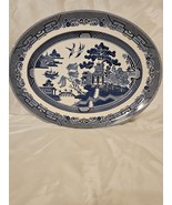 Johnson Brothers 'Blue Willow' Oval Platter, 12" x 9 1/4". - $1,332.95 MXN