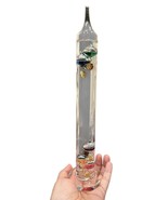 Galileo Thermometer Liquid Glass Tube Multicolored 64 to 80 Degrees 11.5” - £17.36 GBP