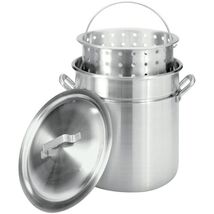 Bayou Classic 4042 42-qt Aluminum Stockpot w/ Basket Features Domed Vent... - $157.04 CAD