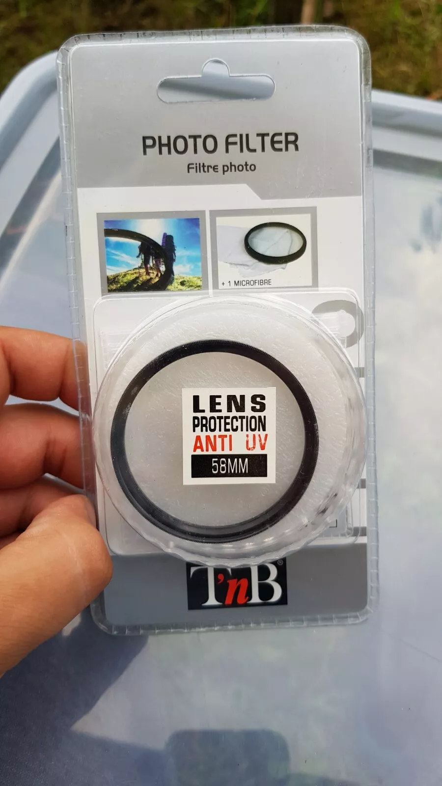 TNB Photo Filter 58mm Lens Protection AntiUV Microfibre Cloth Real Glass... - $17.83 CAD
