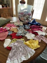 lot 77 piece 18" doll cloths Battat and other size dresses outfits pants shirt - $43.81