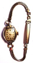 Vintage GOTHAM Ladies 17J GF Watch &amp; 12KGF Band WORKING - $82.15 CAD
