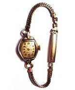 Vintage GOTHAM Ladies 17J GF Watch &amp; 12KGF Band WORKING - $81.80 CAD