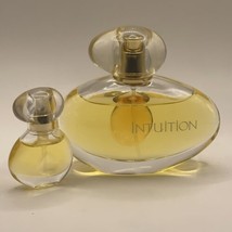 Intuition By Estee Lauder Edp Spray 1.7 Oz + Mini Spray .14oz Rare Perfume Vtg - £147.88 GBP