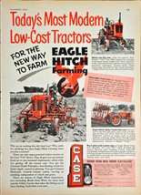 CASE &quot;VA&quot; Series 2-plow tractors farming farm Eagle hitch 1952 Vintage P... - $11.53