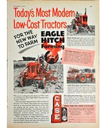 CASE &quot;VA&quot; Series 2-plow tractors farming farm Eagle hitch 1952 Vintage P... - $11.53