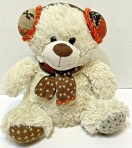 Paws Plush Stuffed Teddy Bear with Ear Muffs and Scarf Tan 11 Inches - £11.44 GBP