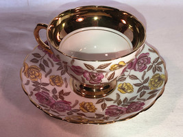 Rosina Tea Cup &amp; Saucer Bone China Mint - £11.79 GBP