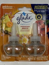Glade Hawaiian Breeze PlugIns Scented Oil Refills Essential Fragrance, 2 Refills - £3.98 GBP