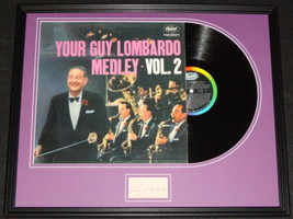 Guy Lombardo Signed Framed 1960 Your Medley Volume 2 Record Album Display - £158.30 GBP