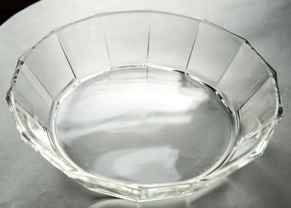 Oxford Bormioli Rocco Coupe Soup Bowl Clear Glass 14-Sided Vitrosax Italy Item image 2