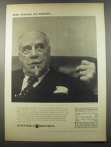 1955 Columbia Records Advertisement - Sir Thomas Beecham - photo by Fred Plaut - $18.49