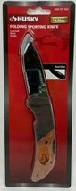 Husky - 2.875 in. Steel Straight Edge Clip Point Folding Knife - £15.69 GBP