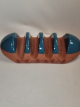 ‘Himark’ Pot Belly Red Clay Pottery Bowl taco rack Made In Portugal Gift Quality - £11.76 GBP
