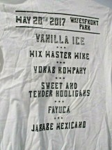 2017 San Diego Taco Fest Concert T-Shirt Med - Vanilla ice Mix Master Mike - £8.32 GBP