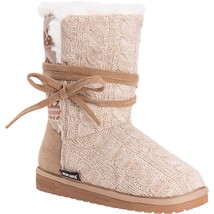 Muk Luks Womens 10 M Light Brown Woven Lined Boots New YJ1 - $615.44 MXN