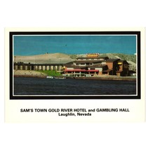 Sams Town Gambling Hall Hotel Gold River Vintage Postcard Vacation Laughlin NV - £7.51 GBP