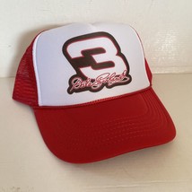 Vintage Dale Earnhardt Hat Dale #3 NASCAR Trucker Hat snapback Red  Cap - $15.01