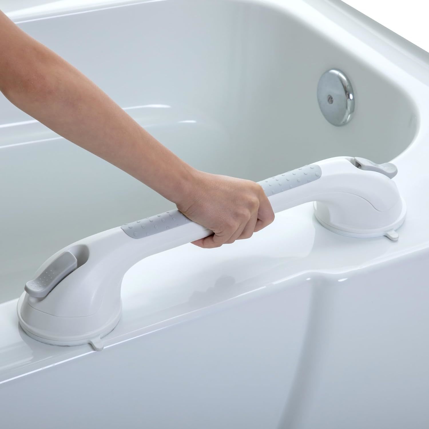 Slipx Solutions 17&quot; Safe Grip Shower Grab Bar, Extra Long Suction Cup Ha... - $37.92