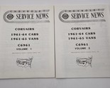 CHEVROLET SERVICE NEWS CORVAIR Volume 1 &amp; 2  1961 Thru 1964 Reprint - £15.22 GBP