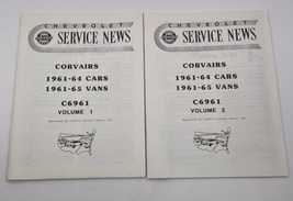 CHEVROLET SERVICE NEWS CORVAIR Volume 1 &amp; 2  1961 Thru 1964 Reprint - £15.06 GBP