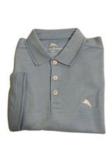 TOMMY BAHAMA SHORT SLEEVE POLO SHIRT LITE SKY - $27.96