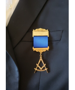 Past Master Jewel for Masonic Collar Regalia gold plated Freemasonry - $39.50