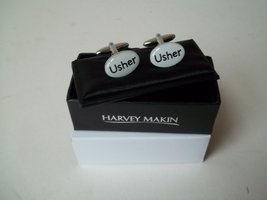 Usher Cufflinks by Harvey Makin in Giftbox - £10.17 GBP