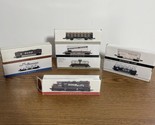 8 Pc. High Speed Metal N Scale Train Display Set Southern Pacific Railro... - $50.95