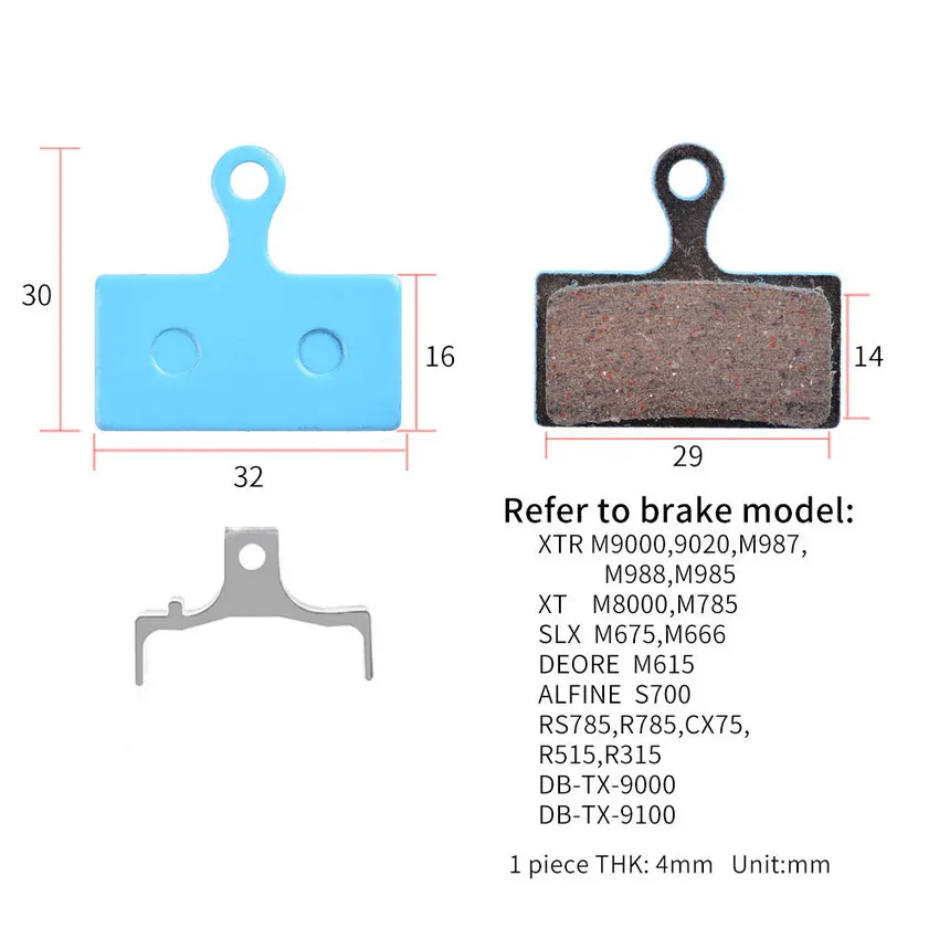 Sporting 10Pairs Bicycle Ceramics Disc Brake Pads For Shimano G01S Xtr M9000 M90 - £25.57 GBP