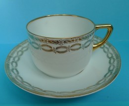 VTG Pottery Hutschenreuther LHS Selb Lidkoping Alp Porcelain Cup Saucer 2 mark - £19.50 GBP