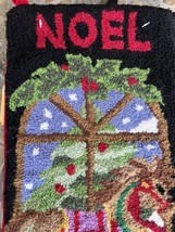 NWT Noel Wool Velvet Stocking Rocking Horse Christmas Hanging 2004 New - £13.64 GBP