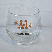 A-1 Premium Beer Sampler Style Drink Glass Arizona Brewery 3 1/2&quot; Tall - £7.49 GBP